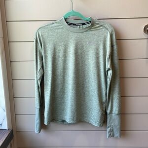 Nike Running Dry Fit Long Sleeve Tech T - Green - Medium